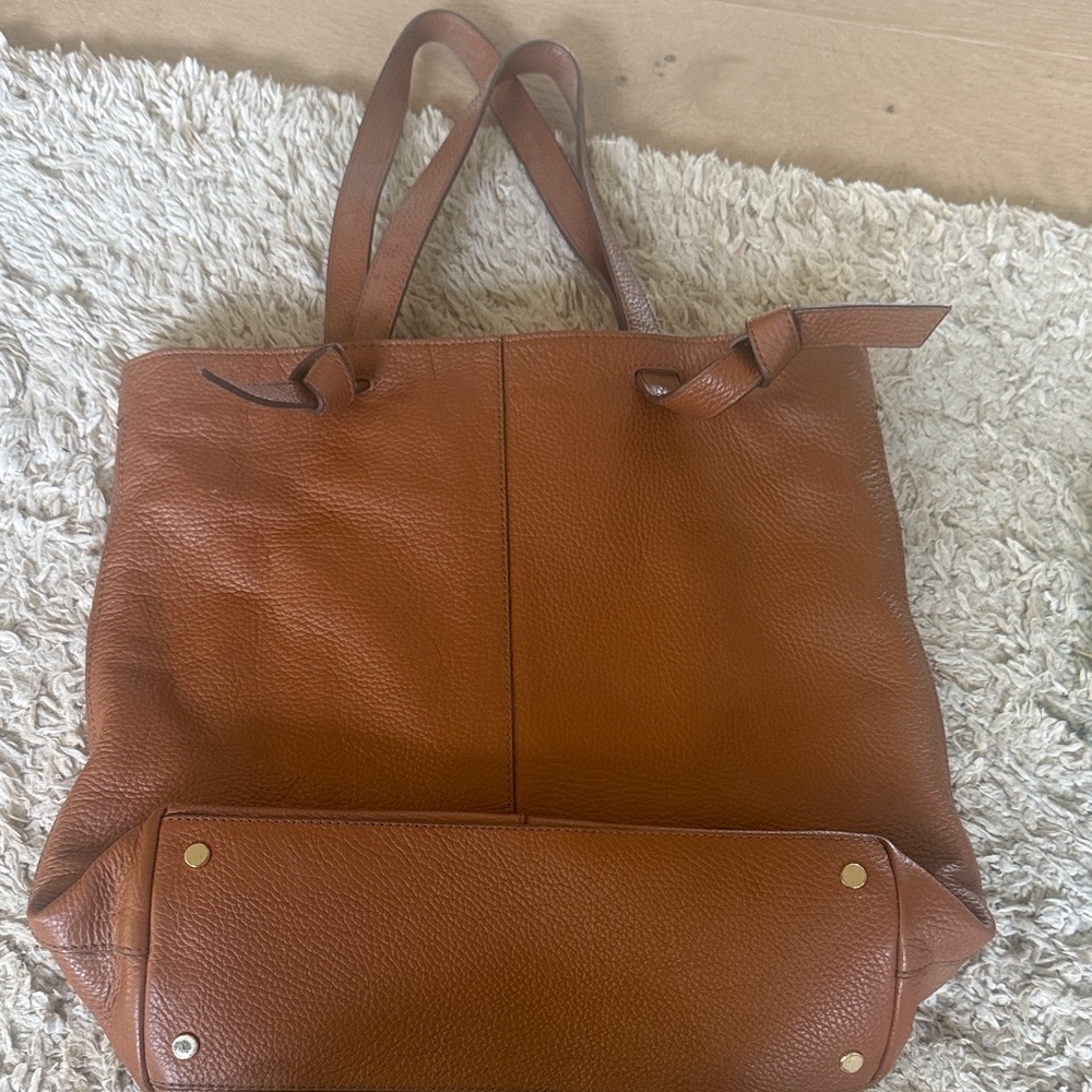Banana Republic Tan Leather Tote